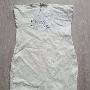 ZARA strapless mini dress